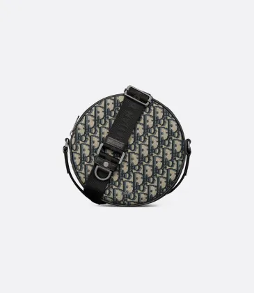 Dior Round Bag With Iconic Oblique Pattern And Adjustable Strap For Fashion Lovers size:20×20×7cm #A54114