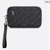 Chic Dior Oblique Monogram Clutch With Wrist Strap For Stylish Everyday Accessorizing #A50100