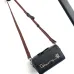 Dior Black Leather Crossbody Bag With Floral Embroidery And Adjustable Strap For Chic Outings #A50072