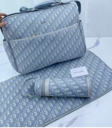 Luxury DIOR Diaper Bag Set Bag Pouch Changing Mat #A62726 Luxury DIOR Diaper Bag Set Bag Pouch Changing Mat #A62726