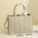 Dior Lady D - Lite Bag in Beige Quilted Leather With Iconic Charm for Timeless Elegance #A50088