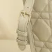 Dior Lady D - Lite Bag in Beige Quilted Leather With Iconic Charm for Timeless Elegance #A50088