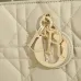 Dior Lady D - Lite Bag in Beige Quilted Leather With Iconic Charm for Timeless Elegance #A50088