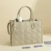 Dior Lady D - Lite Bag in Beige Quilted Leather With Iconic Charm for Timeless Elegance #A50088