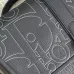 Dior - Inspired Embossed Leather Crossbody Bag in Navy Blue size:28×18×9.5cm #A53899