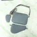 Dior Embossed Pattern Crossbody Bags In Gray And Black For Sophisticated Accessorizing #A50073