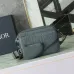 Dior Embossed Pattern Crossbody Bags In Gray And Black For Sophisticated Accessorizing #A50073