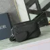 Dior Embossed Pattern Crossbody Bags In Gray And Black For Sophisticated Accessorizing #A50073