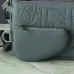 Dior Embossed Pattern Crossbody Bags In Gray And Black For Sophisticated Accessorizing #A50073