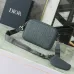 Dior Embossed Pattern Crossbody Bags In Gray And Black For Sophisticated Accessorizing #A50073
