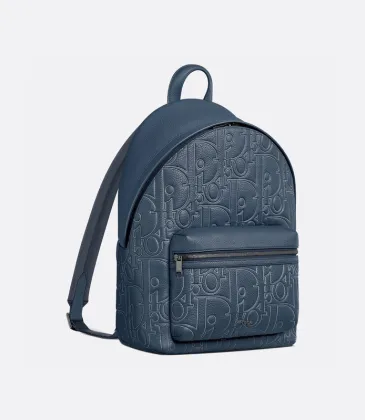 Dior Explorer Backpack With Signature Monogram Embossed Leather Design size:32×43×19cm #A53839