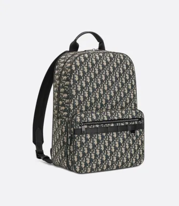 Dior Oblique Pattern Backpack With Functional Pockets For Modern Luxury Travel And Daily Use #A50077