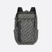 Dior Oblique Pattern Backpack With Leather Accents For Urban Style size:32×46×7cm #A54065