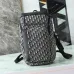Dior Oblique Pattern Backpack With Leather Accents For Urban Style size:32×46×7cm #A54065