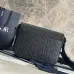 Black Dior Messenger Bag With Embossed Patterns For Fashion Forward Looks size:23×18×6cm #A54116