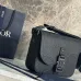 Black Dior Messenger Bag With Embossed Patterns For Fashion Forward Looks size:23×18×6cm #A54116
