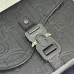 Black Dior Messenger Bag With Embossed Patterns For Fashion Forward Looks size:23×18×6cm #A54116