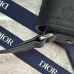 Black Dior Messenger Bag With Embossed Patterns For Fashion Forward Looks size:23×18×6cm #A54116