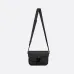 Black Dior Messenger Bag With Embossed Patterns For Fashion Forward Looks size:23×18×6cm #A54116