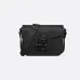 Black Dior Messenger Bag With Embossed Patterns For Fashion Forward Looks size:23×18×6cm #A54116