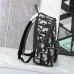 Dior Oblique Pattern Backpack With Compact Design For Fashion - Forward Daily Use #A50075