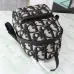 Dior Oblique Pattern Backpack With Compact Design For Fashion - Forward Daily Use #A50075
