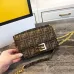 2019 Fendi new vintage fashion chain single shoulder bag magnetic buckle diagonal cover small square handbag #9124099
