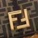 Fendi Handbag C'mon Small Fabric Brown Size:21x6.5x20cm #A49099
