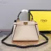 Fendi Handbag Peekaboo Mini Cuoio Romano leather Size:23*18*11cm #A49095