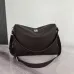 Fendi Brown/Black Grained Leather Hobo Bag with Adjustable Strap - Luxurious Women's Crossbody Shoulder Bag for Timeless Elegance #A58177