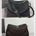 Fendi Brown/Black Grained Leather Hobo Bag with Adjustable Strap - Luxurious Women's Crossbody Shoulder Bag for Timeless Elegance #A58177