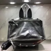 Givenchy Black Leather Multi Zip Structured Tote Bag #A52351