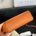 Givenchy Orange Leather Crossbody Bag With Signature Branding #A52347