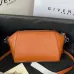 Givenchy Orange Leather Crossbody Bag With Signature Branding #A52347