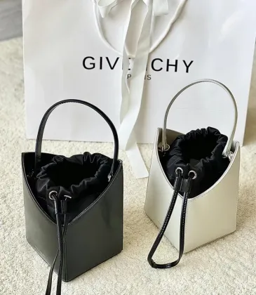 Givenchy Two Tone Leather Bucket Bags With Drawstring Closure #A52345