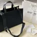 Givenchy Black Canvas Tote Bag With Branding And Gold Hardware #A52344