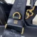 Givenchy Black Canvas Tote Bag With Branding And Gold Hardware #A52344