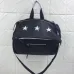 Givenchy Black Leather Star Embellished Multi Zip Tote Bag #A52354