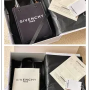 Givenchy Mini Canvas Tote Bag, 17 x 15 x 5 cm #A63234