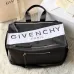 Givenchy Black Nylon Structured Bag With Contrast Detailing And Logo Plaque #A52353