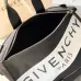 Givenchy Black Nylon Structured Bag With Contrast Detailing And Logo Plaque #A52353