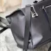 Givenchy Black Nylon Structured Bag With Contrast Detailing And Logo Plaque #A52353