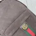 Gucci Burgundy Suede Backpack (834466) - GG Logo, Premium Hardware, 36.5×41×18cm #A59999