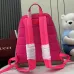 Gucci GG Supreme Backpack With Bold Pink Logo Detailing size:36×41×18cm #A53379