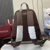 Gucci GG Supreme Canvas Backpack With Web Stripe And Double G Detail size:36×41×18cm #A53743