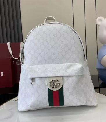 Luxury Gucci Backpack With Iconic GG Pattern And Web Stripe Design size:36.5×41×18cm #A53844
