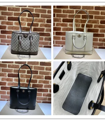 Gucci GG Monogram and Leather Tote Bag Collection in Varied Hues size:30×24×12cm #A53690