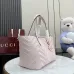 Gucci 855279 GG Marmont Large Tote Bag - White / Light Blue #A60915