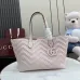 Gucci 855279 GG Marmont Large Tote Bag - White / Light Blue #A60915