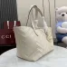Gucci 855279 GG Marmont Large Tote Bag - White / Light Blue #A60915